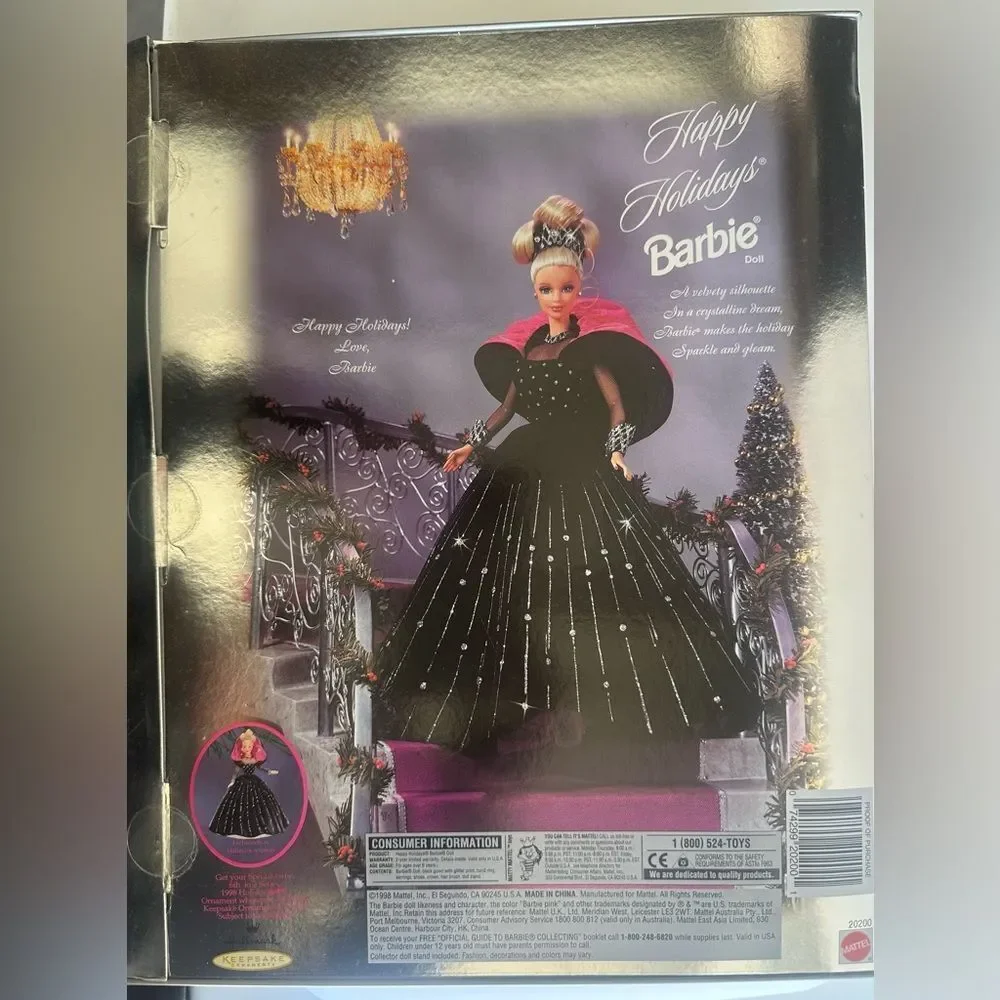New in Box! 1998 Happy Holidays Barbie
